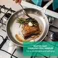 thumbnail image 3 of T-fal Cooks Smart Stainless Steel by Jamie Oliver, 11 Inch Frypan, 3 of 6