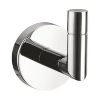 Design House Graz Zinc Polished Chrome Bathroom Robe Hook