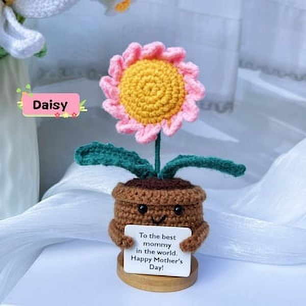 Handmade Crochet Sunflower/Daisy/Heart Shape Flower-Emotional