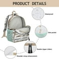 thumbnail image 4 of Marine Life Themed Ergonomic Backpack - Waterproof, Breathable & Adjustable School Bag with Side Pockets, 4 of 6