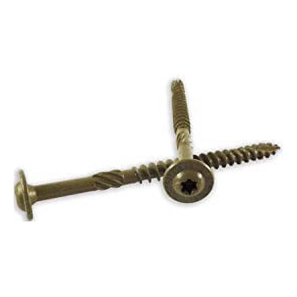 WoodPro Fasteners ST516X518B 5/16-Inch by 5-1/8-Inch Length Round Washer Head Exterior Wood Screws, 250-Pack