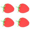 thumbnail image 3 of Juguete antiestrés de frutas Jadeshay 12 piezas juguete antiestrés de fresa, 3 of 14