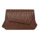 thumbnail image 1 of Nuevo bolso de hombro de cuero artificial de color sólido para citas, bolso de mensajero de moda de nicho marrón, 1 of 5