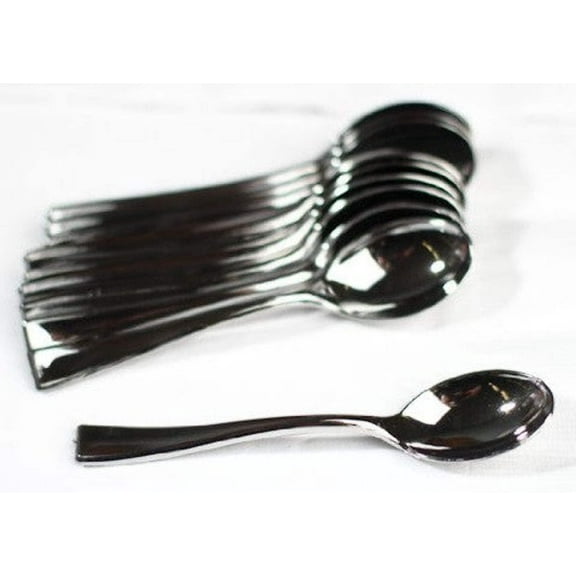 4" Plastic Mini Dessert Spoon(36 Pieces)