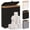 Black, variant on Toilet Paper Storage Basket with Lid - The Ultimate Bathroom Organizer, Free Standing Toilet Paper Holder for Up to 9 Mega Rolls, Toilet Tissue Storage Bin with Handle for RV Closet, Beige