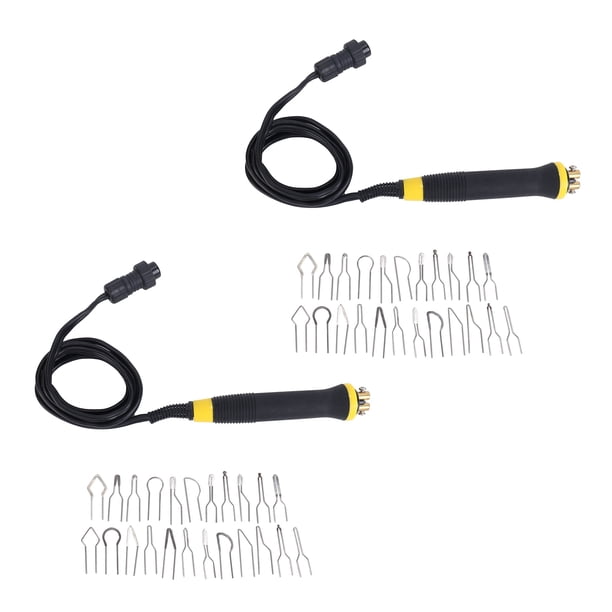 2Pieza Electrocauterización Pluma Pirograbadora Manejar Soldadura Punta 46 Piezas para Calabaza, Tablón, , Corteza