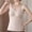 Khaki, variant on LUVDA Fleece Lined Long Underwear for Women Lace Trim Built In Bra Pads for Winter
