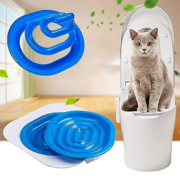 40*40*3.5cm Plastic Cat Toilet Training Kit Litter Box Puppy Cat Litter Mat Cat Toilet Trainer T