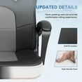 thumbnail image 4 of Lacoo Faux Leather Computer Gaming Chair Office Desk Chair with Lumbar Support, Gray, 4 of 8