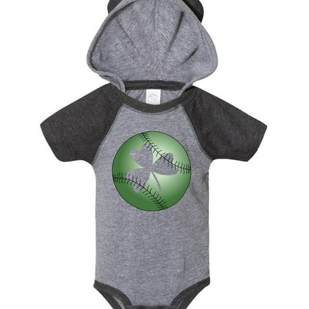 

Inktastic Baseball Irish Shamrock Gift Baby Boy or Baby Girl Bodysuit