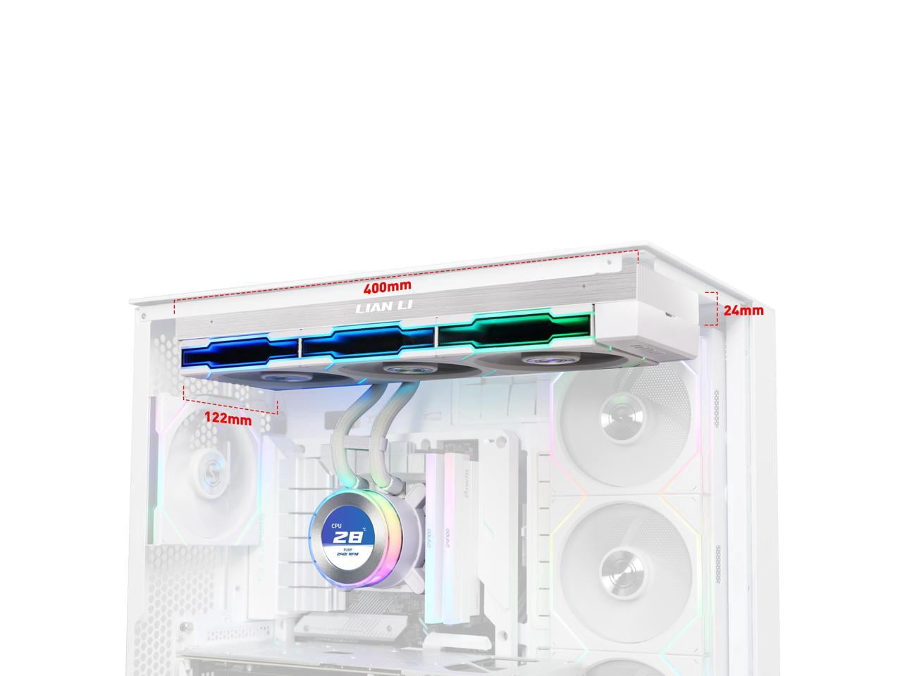 Lian Li HS2LCD36TW HYDROSHIFT II 360 TL RGB Liquid CPU Cooler White