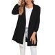 thumbnail image 5 of Blazer Unifizz para mujer, parte delantera abierta, manga 3/4, oficina, talla S, 5 of 7