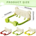 thumbnail image 3 of Piwvid Foldable Basin Rack, Wall Mounted with Hooks, No Punch Washbasin Hook Storage Shelf, Multipurpose Bathroom Wall Hook for Organizing, 3 of 4
