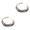 thumbnail image 2 of Collar Minnieouse para mujer adorno para el cuello gargantillas Retro para niñas Gargantilla Vintage accesorio de moda Plata 2Conjunto, 2 of 6