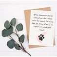 thumbnail image 3 of Pet Sympathy Card, Loss of Dog, Cat, Pet Sympathy Gift, Sorry For Your Loss Death Gift- Size 5x7 inch Folded Card include Envelope, Sticker - Blank Inside by PICCAFI, 3 of 7