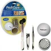 Trademark Global PediCare Pro Foot File System w/ Buffing Pads & More