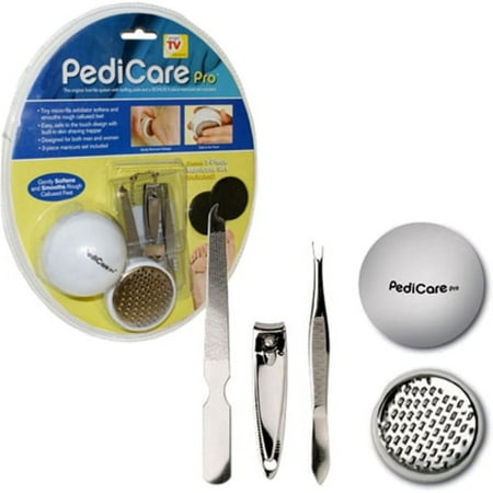 Trademark Global PediCare Pro Foot File System w/ Buffing Pads & More