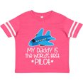 thumbnail image 3 of Inktastic Daddy is Worlds Best Pilot Airplane Childs Boys or Girls Toddler T-Shirt, 3 of 5