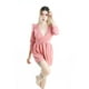thumbnail image 1 of Vestido Corto Plisado Casual Cruzado Escote V Manga Larga THE DIFFERENT SOCIETY Side B collection Vestido corto plisado, formal, casual, 1 of 4