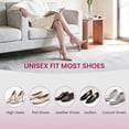 thumbnail image 4 of Bukihome 3 Pairs Soft Gel Heel Grips Anti Slip Blister Prevention Heel Pads for High Heels Flats Shoes,Beige, 4 of 7