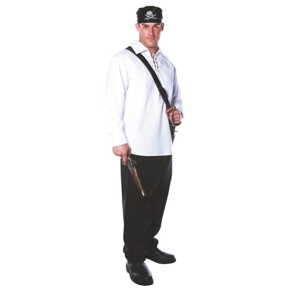 Pirate Shirt Men's Adult Halloween Costume
