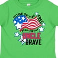 thumbnail image 4 of Inktastic Home of the Free Because My Uncle is Brave Boys or Girls Toddler T-Shirt, 4 of 5