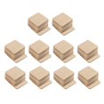 thumbnail image 1 of 100x Woodcraft Inacabado Piezas Cuadradas De Esquina forma forma forma En 6.4 * 6.4cm Soledad Cuadrado de madera sin terminar, 1 of 10