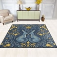 thumbnail image 2 of Yayeee Area Rugs for Living Room 5.2'x4' Non Slip Washable Bedroom Floor Carpet, Yellow Forest Pattern, 2 of 5