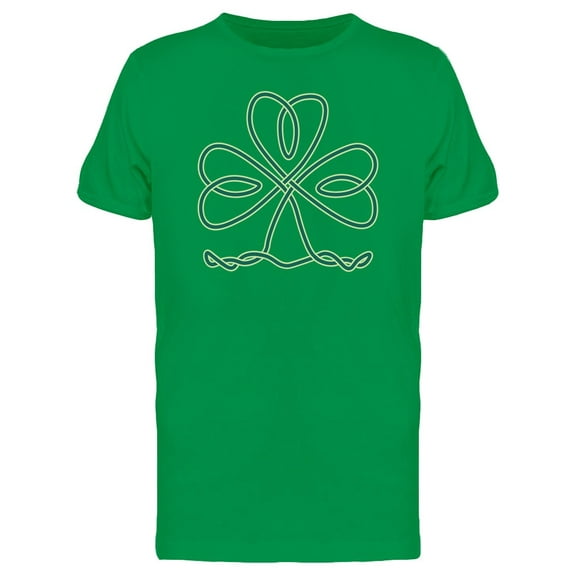 Clover In Celtic Knot Tee Men's -Image by Shutterstock