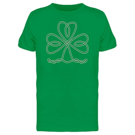 Clover In Celtic Knot Tee Men's -Image by Shutterstock