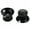 Black, variant on Joernso 2Pcs Replacement Metal Joystick Cap Cover Case for PS4 Xbox One Thumb Stick