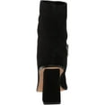 thumbnail image 2 of VINCE CAMUTO Womens Black Dantania Block Heel Zip-Up Suede Dress Booties 8 M, 2 of 2