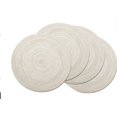 thumbnail image 2 of UYUH Braided Cotton Round Table Place Mats, Non Slip Washable 15 Inch Dining Table Protectors, Handwoven Heat Resistant Kitchen Decor for Plates and Bowls, Placemats, 2 of 9