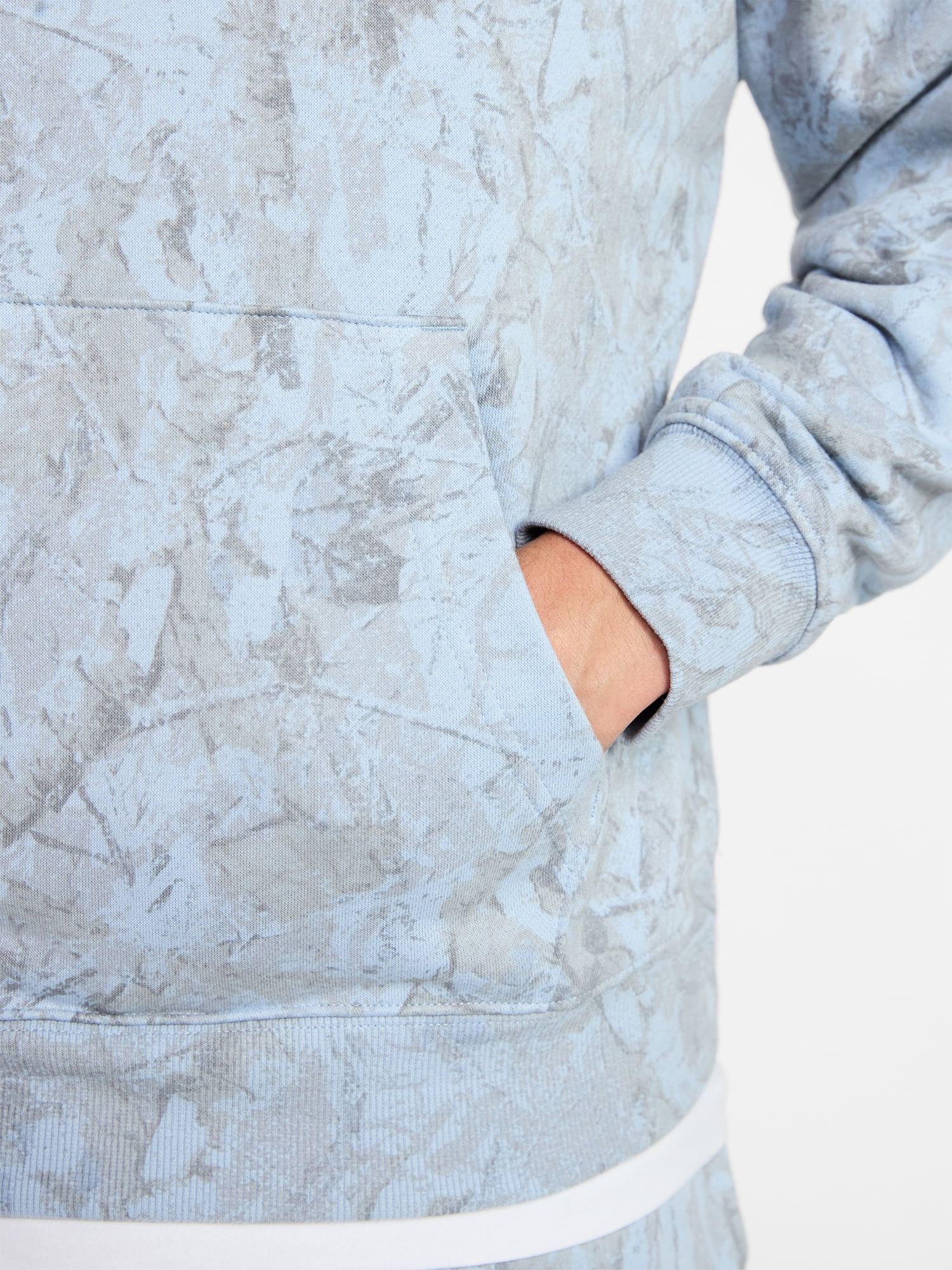 No Boundaries Oversized Hoodie with Long Sleeves, Men's XS-4XLT