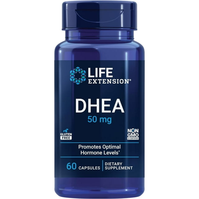 DHEA Life Extension 50 MG 60 cápsulas
