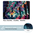 thumbnail image 2 of Wolf Indoor Rug Outdoor Carpet Door Rug Polyester Non-Slip Machine Washable Bath Mats, 2 of 6