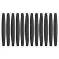 thumbnail image 1 of Uxcell 12 piezas de protectores de borde de puerta de coche, protectores anti-colisión, tira de protector de borde de puerta lateral, negro, 1 of 7