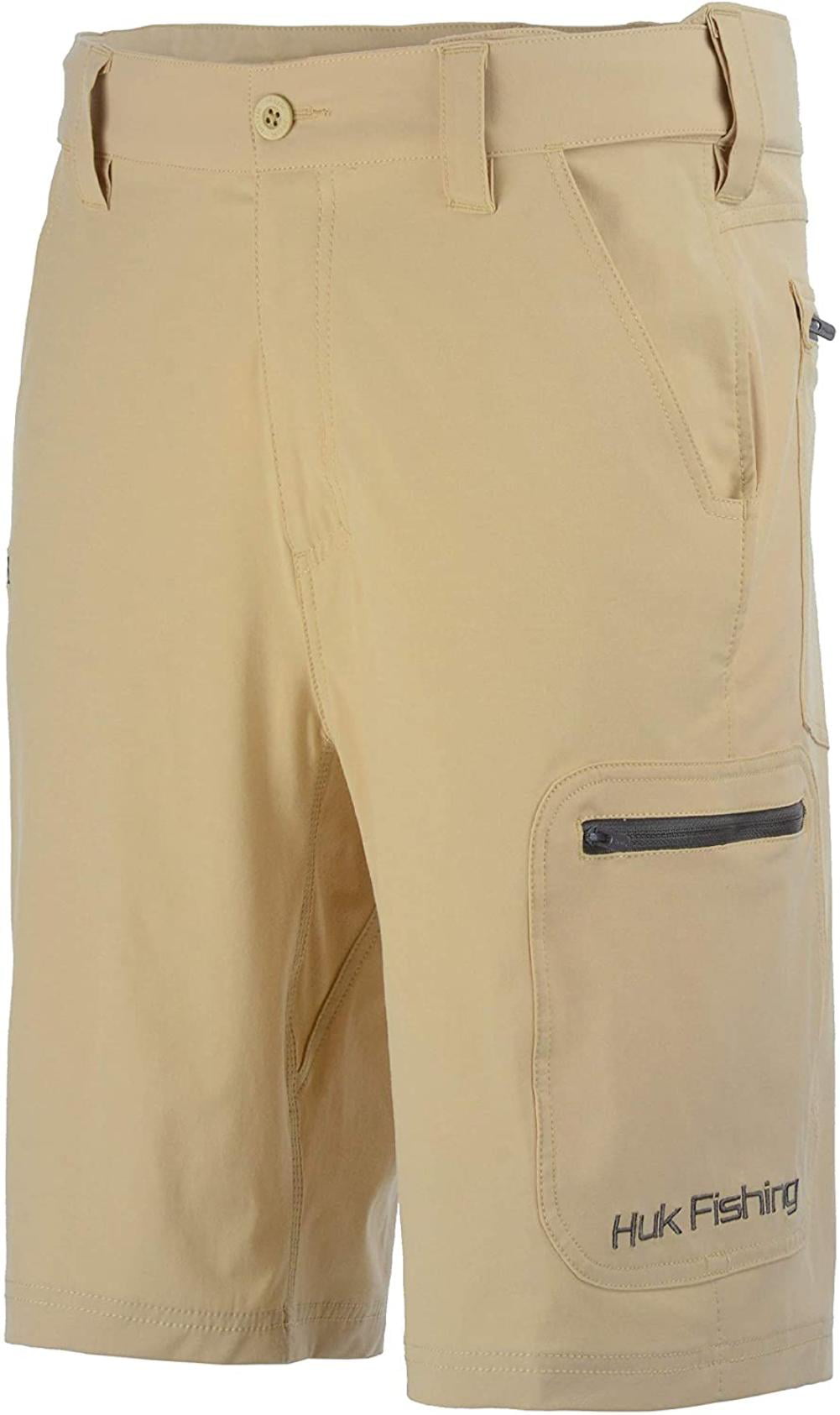 Huk Men's Beacon Iron Size XX-Large Adjustable Waistband Shorts 