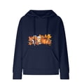 thumbnail image 2 of Cilsoka Hoodies for Women Pullover Graphic White Crewneck Sweatshirt Women Lightweight Tunic Sweatshirts for Women Striped Womens Fall Winter Tops 2025 My Orders past Orders, 2 of 3
