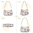 thumbnail image 7 of FORMRS Womens Shoulder Bag with Chain Strap Clutch Purse Cute Tote Handbag, Red Nordic Christmas, 7 of 7