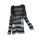 thumbnail image 4 of Sunloudy Camisa ahuecada para mujer, manga larga, cuello redondo, corte a rayas, tejido, informal, fiesta, otoño, primavera, tops Sunloudy  Tamaño medio, 4 of 8