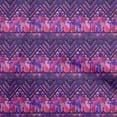 thumbnail image 1 of oneOone Cotton Flex Purple Fabric African Aztech Diy Clothing Quilting Fabric Print Fabric By Yard 40 Inch Wide, 1 of 4