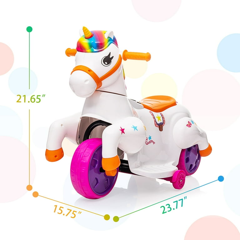 Ride on unicorn for 6 year old discount