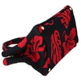 thumbnail image 6 of Pre-Owned PRADA Canapa Tote Bag Black Red Canvas Leaves Print, 6 of 9