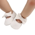 thumbnail image 2 of Baby Girls Shoes Newborn Infant First Walkers Pram Mary Jane Girls Princess Moccasins Soft Shoes, 2 of 6