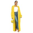 thumbnail image 1 of Women's Loose Knit Cardigan Lazy Pocket Long Twisted Sweater Jacket, 1 of 5
