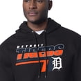 thumbnail image 3 of Men's Starter Black Detroit Tigers Logo Push Graphic Hoodie, 3 of 3