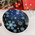 thumbnail image 5 of Christmas Paper Plates, Snowflake Napkins, Winter Snowflake Party Tableware Set, Disposable Multicolor Paper Tableware for Holiday Birthday Celebrations, 5 of 7