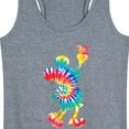 thumbnail image 3 of Mickey & Friends - Mickey Silhouette Peace Tie Dye - Women's Racerback Tank Top, 3 of 5