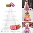 thumbnail image 4 of Soporte de exhibición de macarrón de 6 niveles, torre redonda de macarrón, soporte para pastel, postre, magdalena, bandeja para galletas, estante, exhibición de postres para boda, 4 of 5
